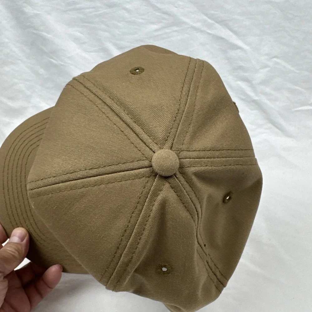 Henry Repeating Arms Rifle Co Made In USA Hat Cap Tan Beige Adjustable Strap